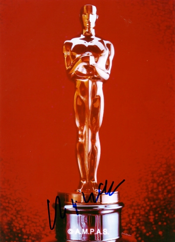 ANDREW LLOYD WEBBER SIGNED OSCARS 10 x 8 INCH
