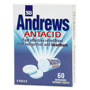 Andrews Antacid Tablets - Size: 60