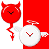 Angel & Devil Clocks