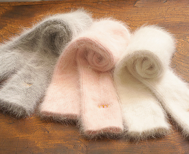 Unbranded Angora Bedsocks, Cream