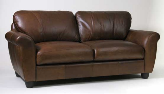 Unbranded Aniline Leather 3 Seater Sofa - Knightsbridge