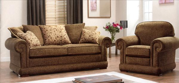 Annabel Oak 3 Seater Sofa