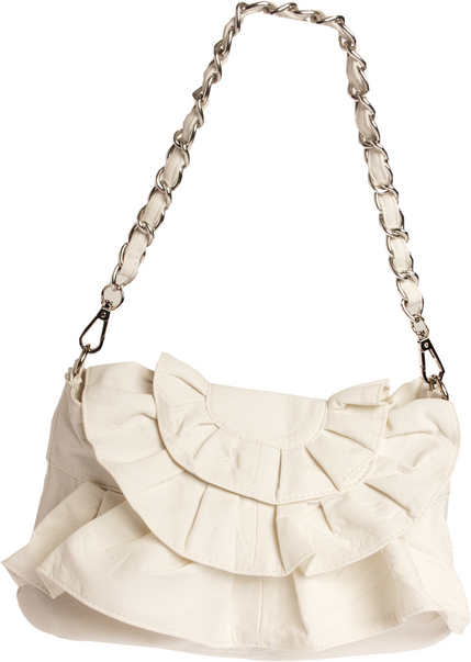 Unbranded Annalise flap over ruffle bag