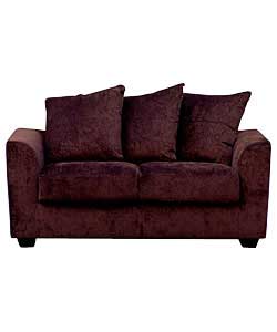 Unbranded Annalise Regular Sofa - Chocolate
