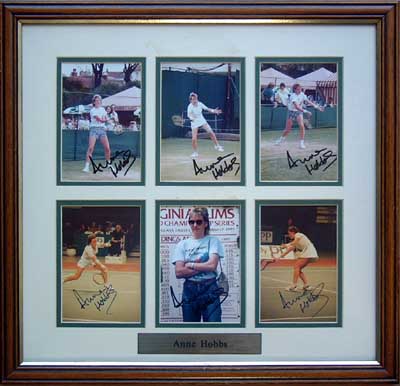 Unbranded Anne Hobbs and#8211; Six times signed and framed presentation