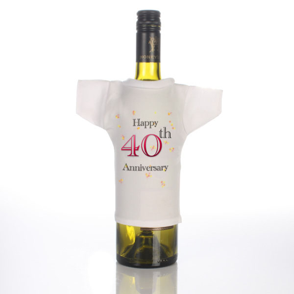 Unbranded Anniversary Wine Bottle T-Shirt