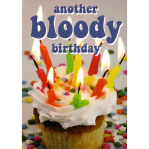 Unbranded Another Bloody Birthday Card