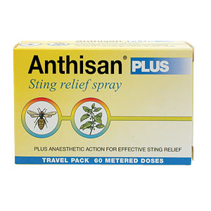 Anthisan Plus Sting Relief Spray - size: 60 dose