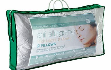 These luxurious pillows are not only of premium quality, packed with supremely soft and comfortable duck feather and down. Theyve also been given an anti-allergen treatment, so theyre safe for anyone to enjoy, even if youre allergic to dust mites.