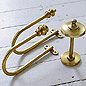 Antique Brass Effect Pagoda Arm Hold Back