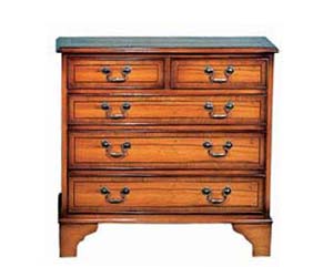 Antique chest of drawers 5 drawer split