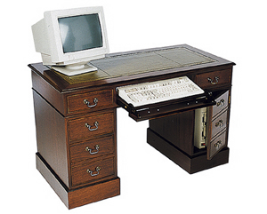 Antique replica computer desk
