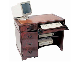 Antique replica secreterial computer desk