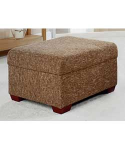 Unbranded Antonia Footstool with Storage - Brown