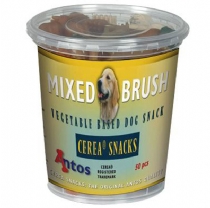 Unbranded Antos Dog Snack Toothbrush Tubs 400g