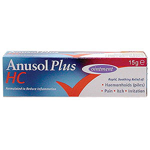 Anusol Plus HC Ointment - Size: 15g