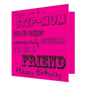Unbranded Anyone Can Bright Pink Card
