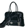 Top quality handbag. Extravagant mix of cow hide and smooth leather. Removable APART pendant. Front 