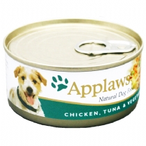 Unbranded Applaws Adult Dog Food Wet Cans Chicken, Tuna
