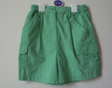Ladybird apple green short with side pockets and elasticated sides to waist