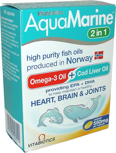 Unbranded Aquamarine 2 in 1 Capsules x60