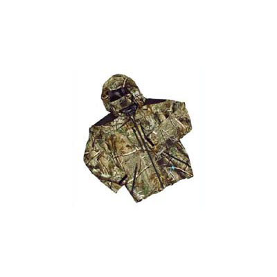 The camouflage coloured Aqua Tech Photo Jacket (Large) is a high-performance, waterproof and breatha