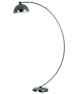 Unbranded Arc Black Chrome Floor Lamp