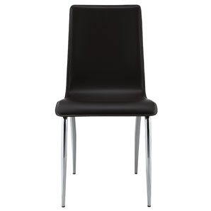 A design classic look, this chair is upright and u