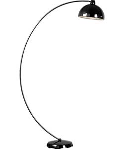 Unbranded Arc Floor Lamp - Black Chrome