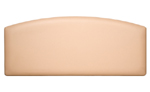 Unbranded Arch Faux Leather 3and#39;0 Headboard - Cream
