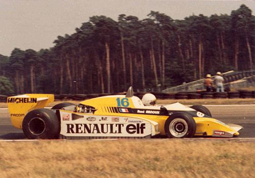 Arnoux Renault Car Photo (17cm x 12cm)