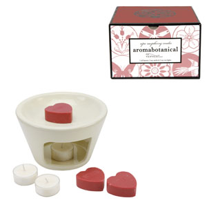 Unbranded Aromabotanical Ripe Raspberry Oil Burner Gift Set