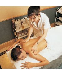 Aromatherapy massage using essential oils