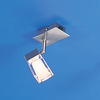 Artemis Single Halogen Spotlight Brushed Chrome Finish