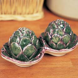 Artichoke Cruet Set