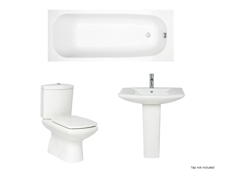 Unbranded Artis Suite Package C-a (basin wc bath)