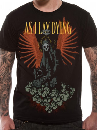 Unbranded As I Lay Dying (Angel Statue) T-shirt cid_7837TSBP