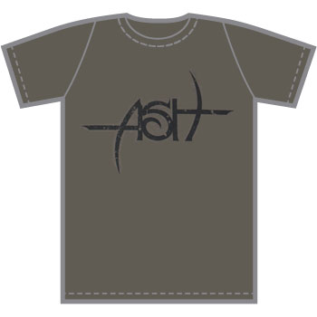 Ash - Distressed Logo T-Shirt