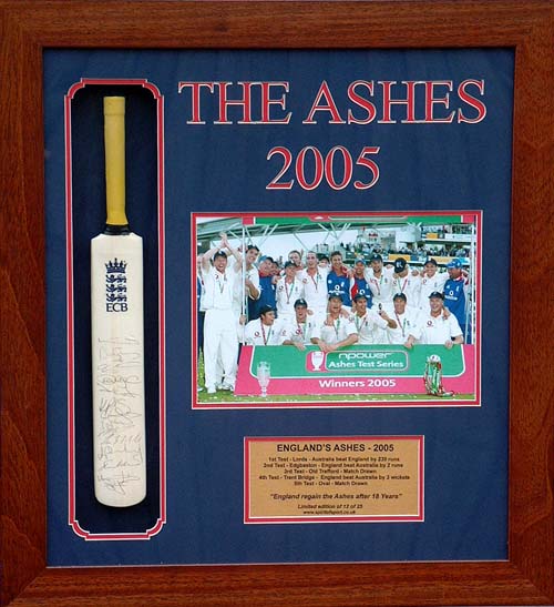 Unbranded Ashes 2005 - Presentation fully signed by the team