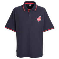 Unbranded Ashes 2009 Classic Logo Polo Shirt - Navy/Red.