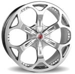 Asia Tec Bushido Wheels Only - Shadow Chrome