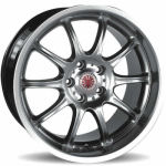 Asia Tec Toyko Wheels - Shadow Chrome