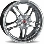 Asia Tec Warrior Wheels - Shadow Chrome