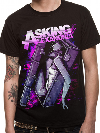 Unbranded Asking Alexandria (Coffin Girl) T-shirt phd_PH6088