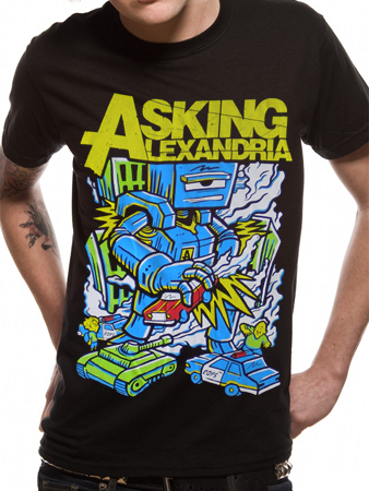 Unbranded Asking Alexandria (Killer Robot) T-shirt