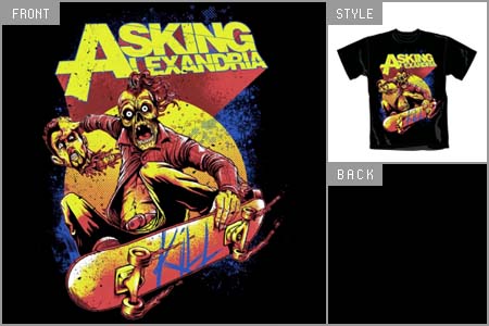 Unbranded Asking Alexandria (Skater) T-shirt cid_aaskater