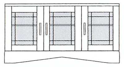 Aspen 3 Door Sideboard