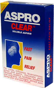 Aspro Clear Soluble Aspirin 18x
