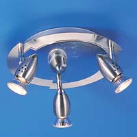 Asteroid 3 Light Plate 50W Guio Spotlight Chrome