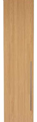 Unbranded Atlas 1 Door Tall Wardrobe - Oak Effect
